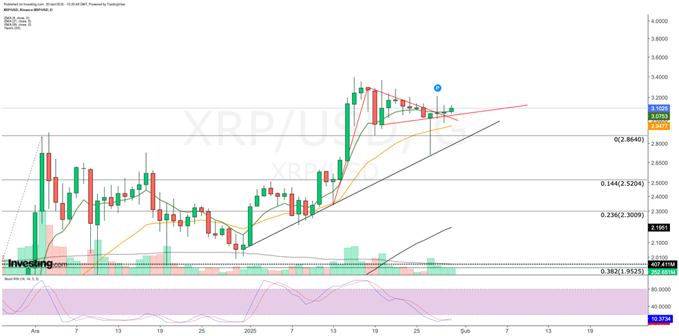 Ripple 가격 차트