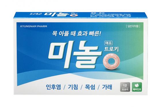 경남제약, 인후염치료제 '미놀' 판매 급증… 전년대비 2.5배↑