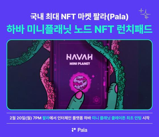 하바, 팔라에서 미니플래닛 노드 NFT 재판매