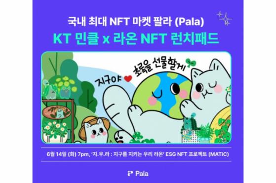 팔라, ‘KT 민클x라온’ NFT 2차 민팅 실시