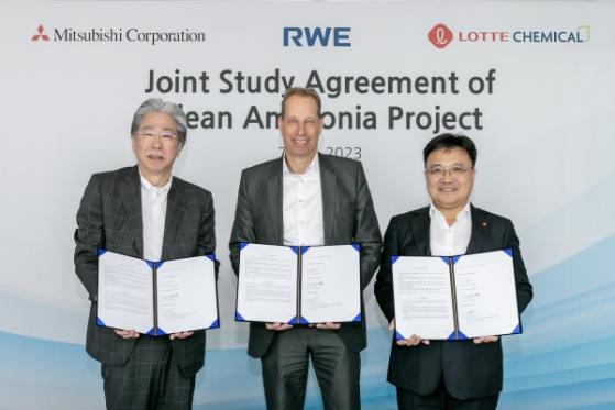 롯데케미칼, 독일‧일본 기업과 청정 암모니아 협의체 결성